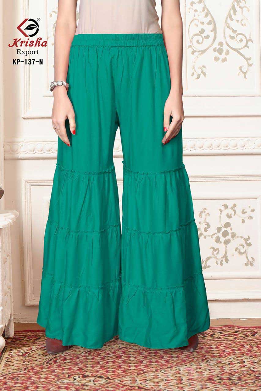 Sarara Vol-2 Krisha Export Rayon Sharara Manufacturer Sarara Vol-2 Krisha Export Rayon Sharara Manufacturer